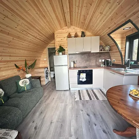 Casa Leandro Glamping Wooden Tiny House لاشي