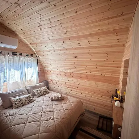 شاليه Casa Leandro Glamping Wooden Tiny House لاشي