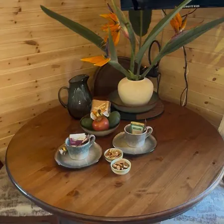 Casa Leandro Glamping Wooden Tiny House شاليه